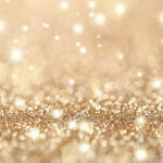 Bokeh gold